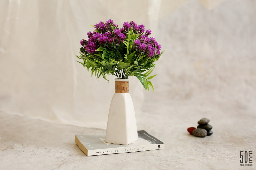 SATYAM KRAFT 2 Pcs Artificial Small Fake Flowers Sticks Bunch Decorati —  satyamkraft