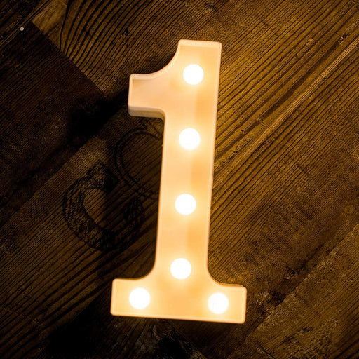 1 Pcs Marquee Alphabet Shaped Led Light - Asthetic Decorations Letter Light for Romantic Gift, Bedroom, Table, Home Decoration, Night Light Lamp and Wall Lamp