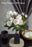 1 Pcs Artificial Lovely Rose Fake Flowers Sticks Bunch decorative items for home Decor ,Room Decorations, Living Room Table, Diwali Decoration Plants and Craft Items Corner (Without Vase Pot)