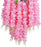 12 Pcs Wisteria Artificial Flower for Home Decoration and Craft(Pack of 12, Light Pink)