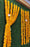 12 Pcs Artificial Marigold Fluffy Flowers Garlands Yellow for Decoration Artificial genda phool Flower line for Decoration Home Decor, Decor,Flower Decoration line