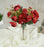 Artificial Head Rose Peony Fake Flowers Sticks Bunch decorative items for home Diwali Decor ,Room Decorations, Living Room Table Decoration Plants and Craft Items Corner ( Without Vase Pot )