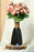 SATYAM KRAFT 2 Pcs Artificial Flower bunch For Gifting, Home, Room, Office, Bedroom, Balcony, Living Room, Table, Restaurant Centerpieces, valentine's day Decoration, Plants and Craft Items Corner (Without Vase Pot) (Pack of 2)